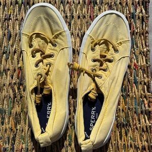 Sperry Sunny Yellow Canvas Shoes